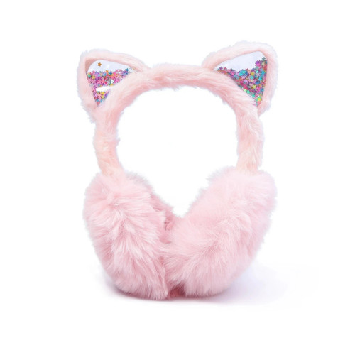 Kids fuzzy ear muffs - kids, warm