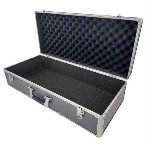 Large long grey flight case - large,