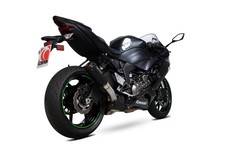 Kawasaki Ninja ZX-636 ZX-6R 19-25 Scorpion Exhaust Black Ceramic PKA129BCER