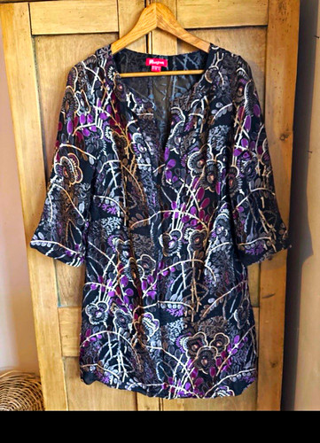 Monsoon black purple - monsoon, floral