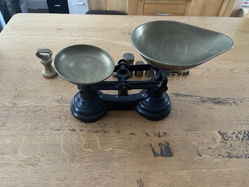 Antique cast iron - iron, weighing