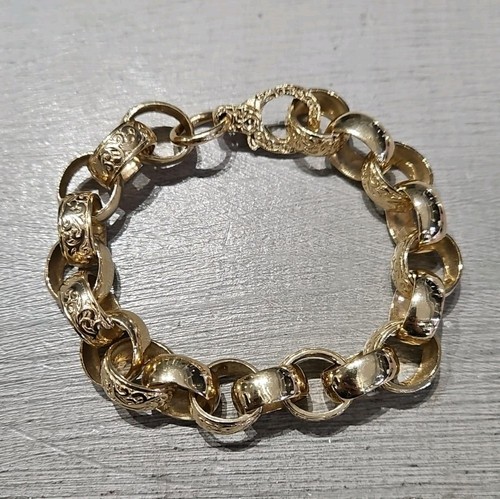 9ct yellow gold belcher - yellow,