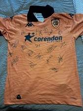 HULL CITY AWAY SHIRT SIGNED BY