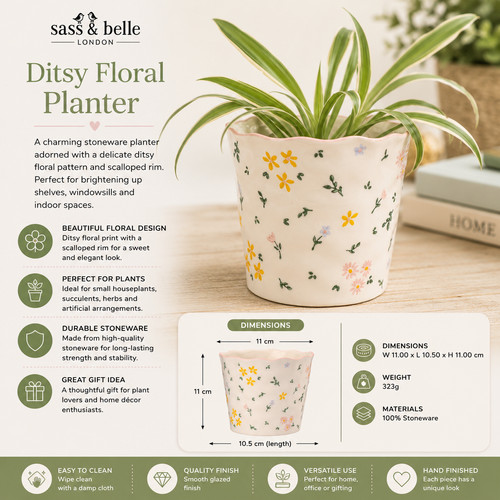 Sass belle ditsy floral - &,