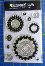 Craft Stamps KANBAN . Cogs