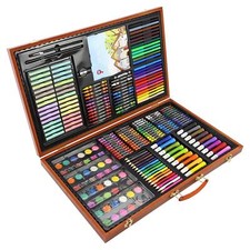 258pc Artists Wooden Art Case
