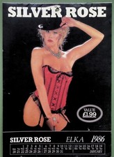 Silver Rose - 1986 - Lingerie Catalogue - Calendar - Samantha Fox (February)