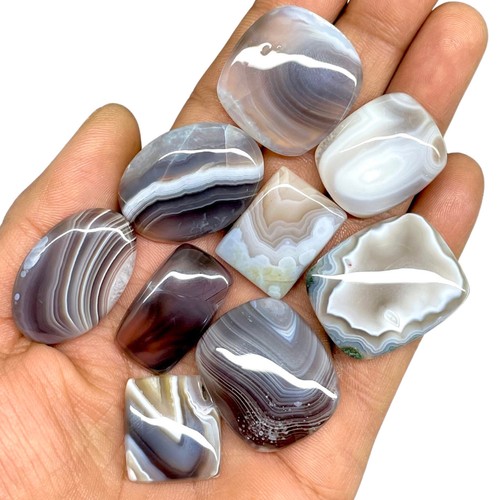 Pcs natural botswana agate - pcs,