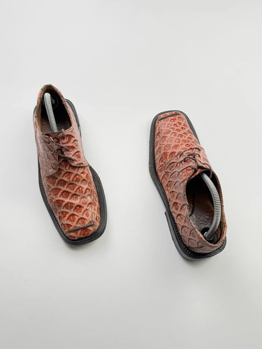 Vintage leather shoes - leather, with