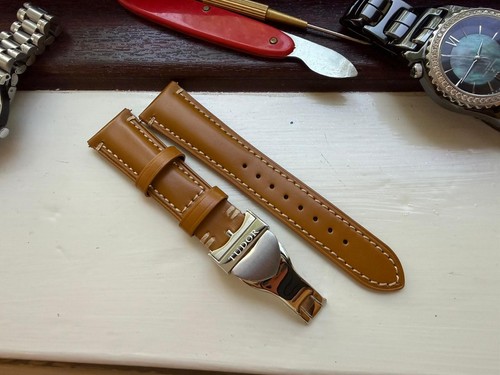21mm tudor strap brown - strap,