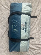 Camping tent with poles