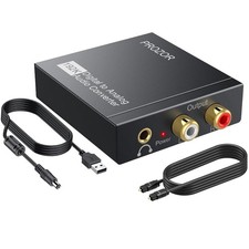PROZOR DAC Converter 192kHz Digital to Analog Converter Digital Optical Toslink