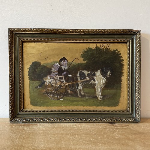 Antique english school folk - school,