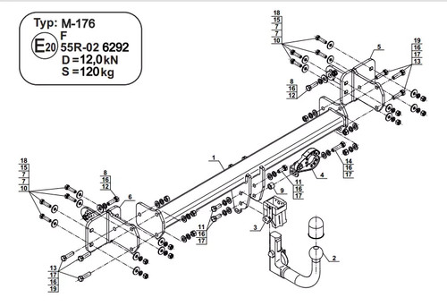 Detachable swan neck - neck, bar