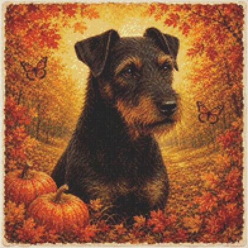 Patterdale terrier puppy dog - puppy,
