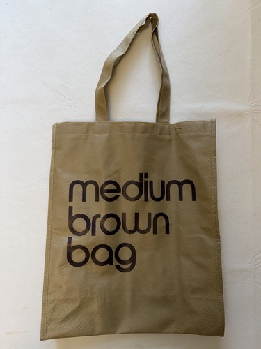 Medium brown tote bag - brown,