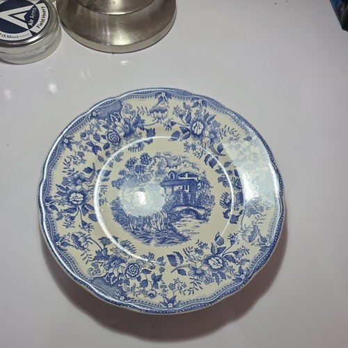 Italian blue white ironstone - &,