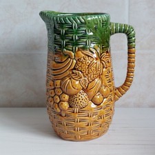 Vintage Weave Basket Jug