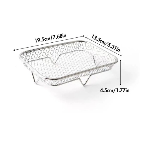 Air fryer rack stackable - fryer,
