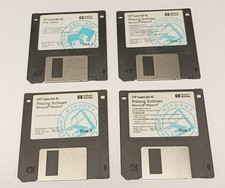 Original Set of 5 Disks for HP LaserJet 6L Windows and DOS  - Working