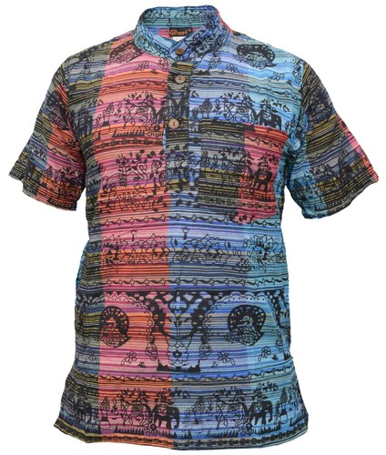 Mens grandad collar short - mens,