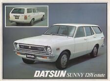 Datsun Nissan 120Y Sunny Estate 1977-78 Original UK Sales Brochure