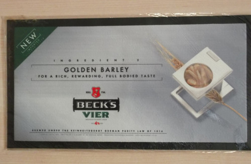 Becks vier golden barley bar - becks,