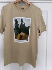 The North Face Tee Shirt Small Beige Tent Design