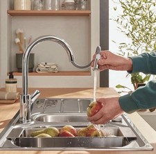 GROHE Start Edge 30550000 Kitchen Tap with Removable Spout C-Shape