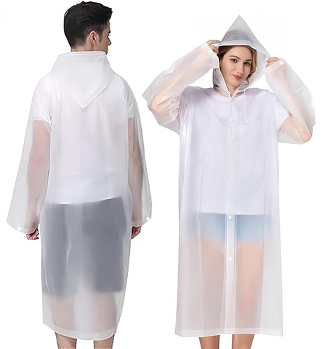 Waterproof rain poncho pcs - rain,