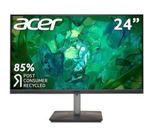 Acer Vero RS2 RS242Y 24'' LCD IPS VGA HDMI Black Computer PC Desktop Monitor A