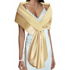 Hand Embroidered Satins Shawl Comfortable Satins Shawl Light weight Bridal Capes