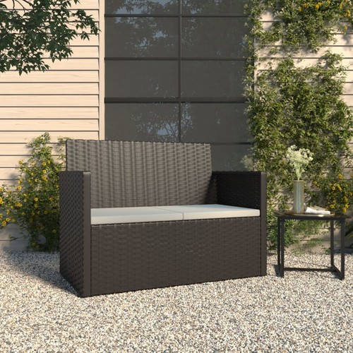 Patio bench with - patio, cushions