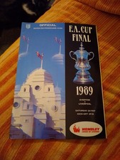 FA CUP FINAL PROGRAMME 1989