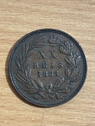 1888 portugal reis - coin,