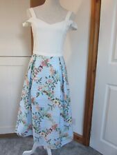 Ladies Oasis size 8 Fitzwilliam Museum birds butterfly  floral dress - VGC