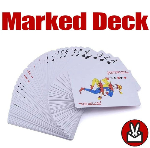 Marked cards magic trick - cards,