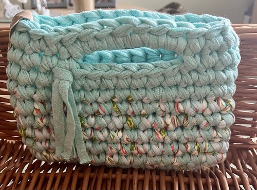 Crocheted mini tote bag - mini,