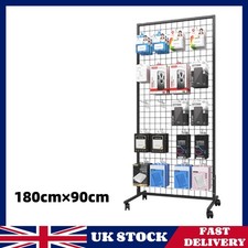 Grid Mesh Panel Display Rack