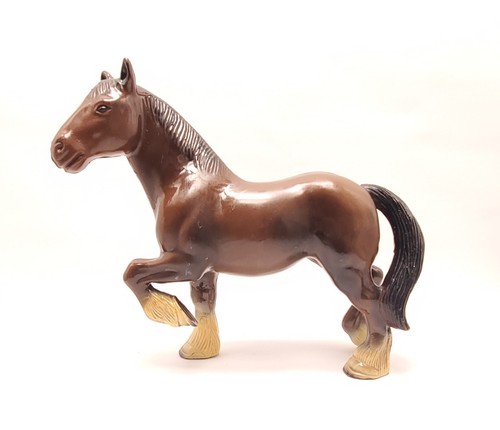 Vintage clydesdale horse - ,