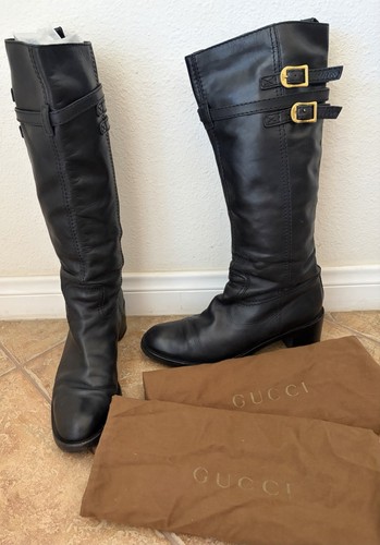 Vintage black gucci double - black,