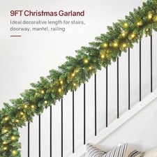 9ft Christmas Garland with