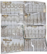 SET OF 6 LACE TOWELS BEAUTIFUL