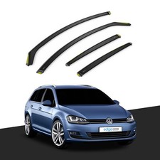 VW GOLF MK7 2013-2019 5 Door Estate Wind Deflectors 4pc Tinted