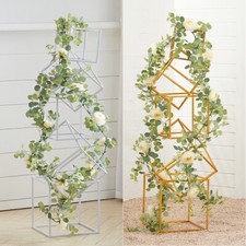 Cube Metal Flower Stand