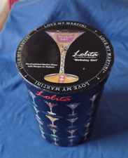 Lolita Birthday Girl Martini Glass Unused Mint