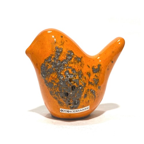 Otto keramik bird orange - keramik, in