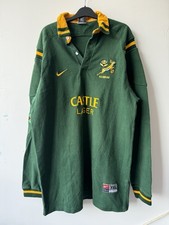 Vintage South Africa 2000 Men’s XXL Shirt Rugby Union Springbok Nike Jersey Y2K