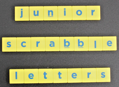 Junior scrabble letter tiles - scrabble,