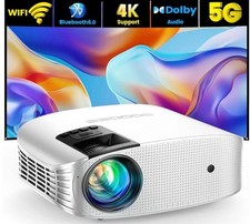 GooDee YG600 Plus Projector 4K, Native 1080P With WiFi 5G, Projector✅✅